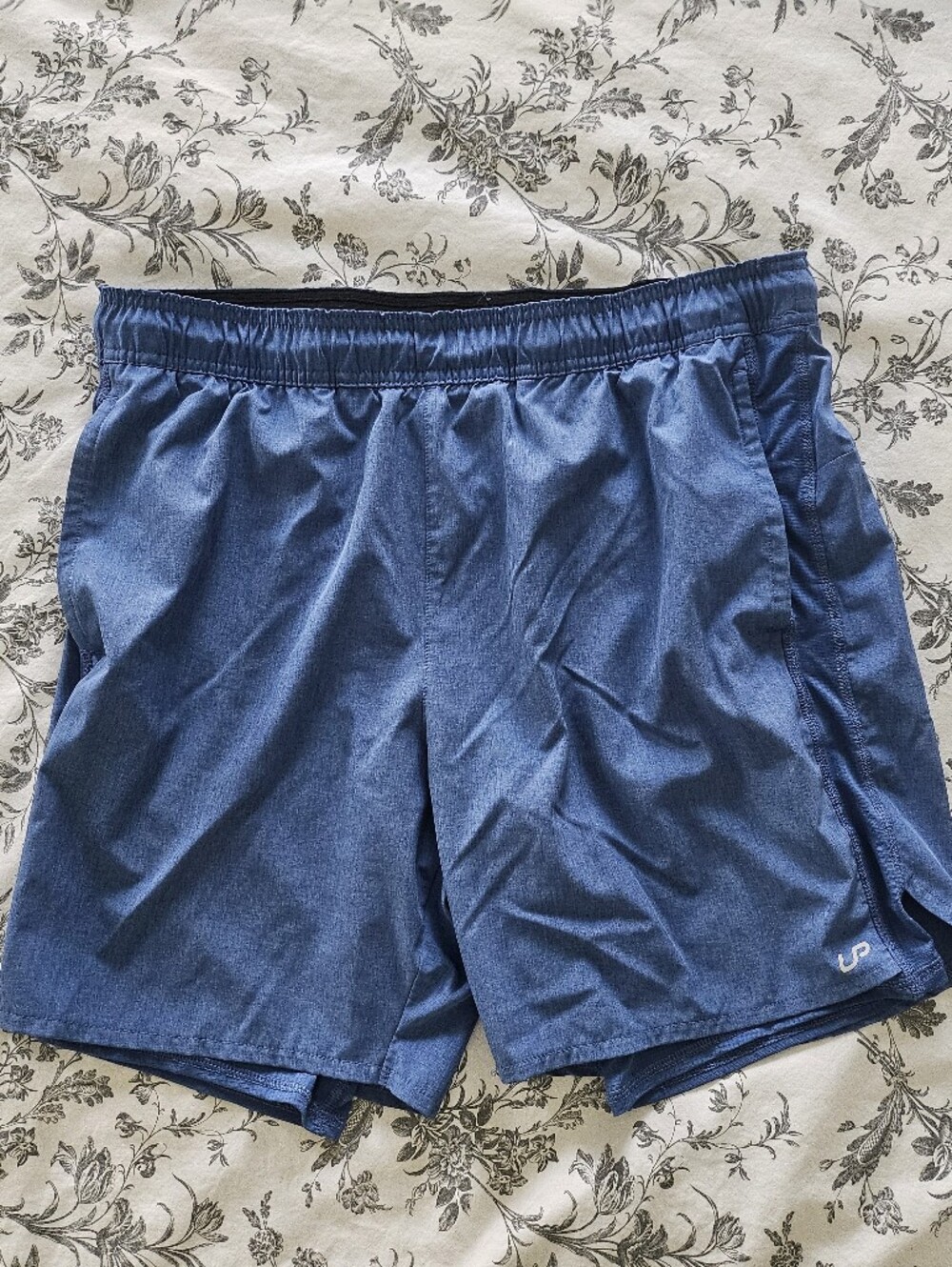 Men's Athletic Performance Shorts in Navy Blue